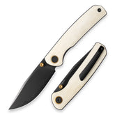 M070-SLD Folding Knife(3.07"+SLD Magic+Cow bone)-Liner Lock-thumb stud-OLITANS